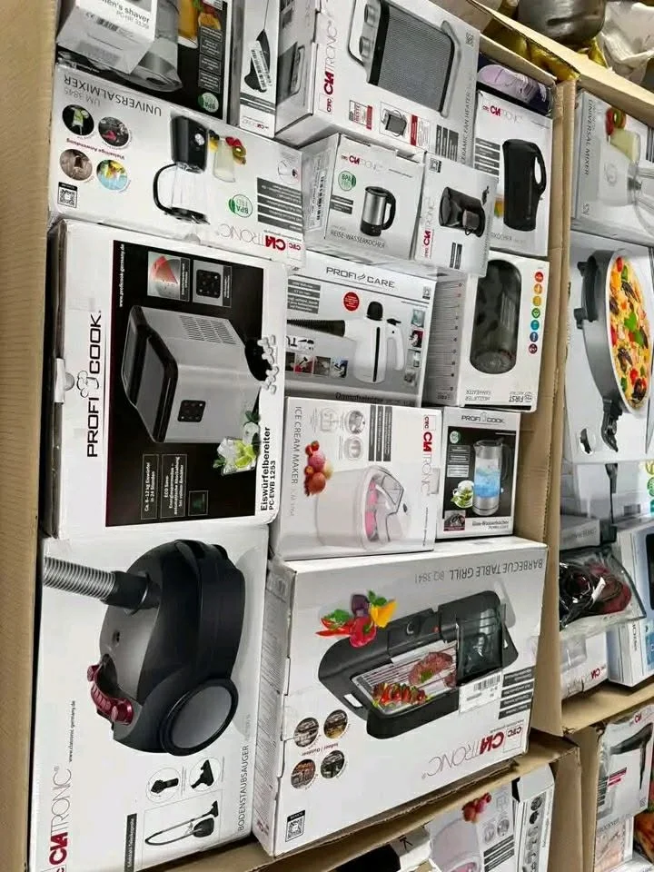 Small appliances wholesale pallet with assorted kitchen appliances and household products