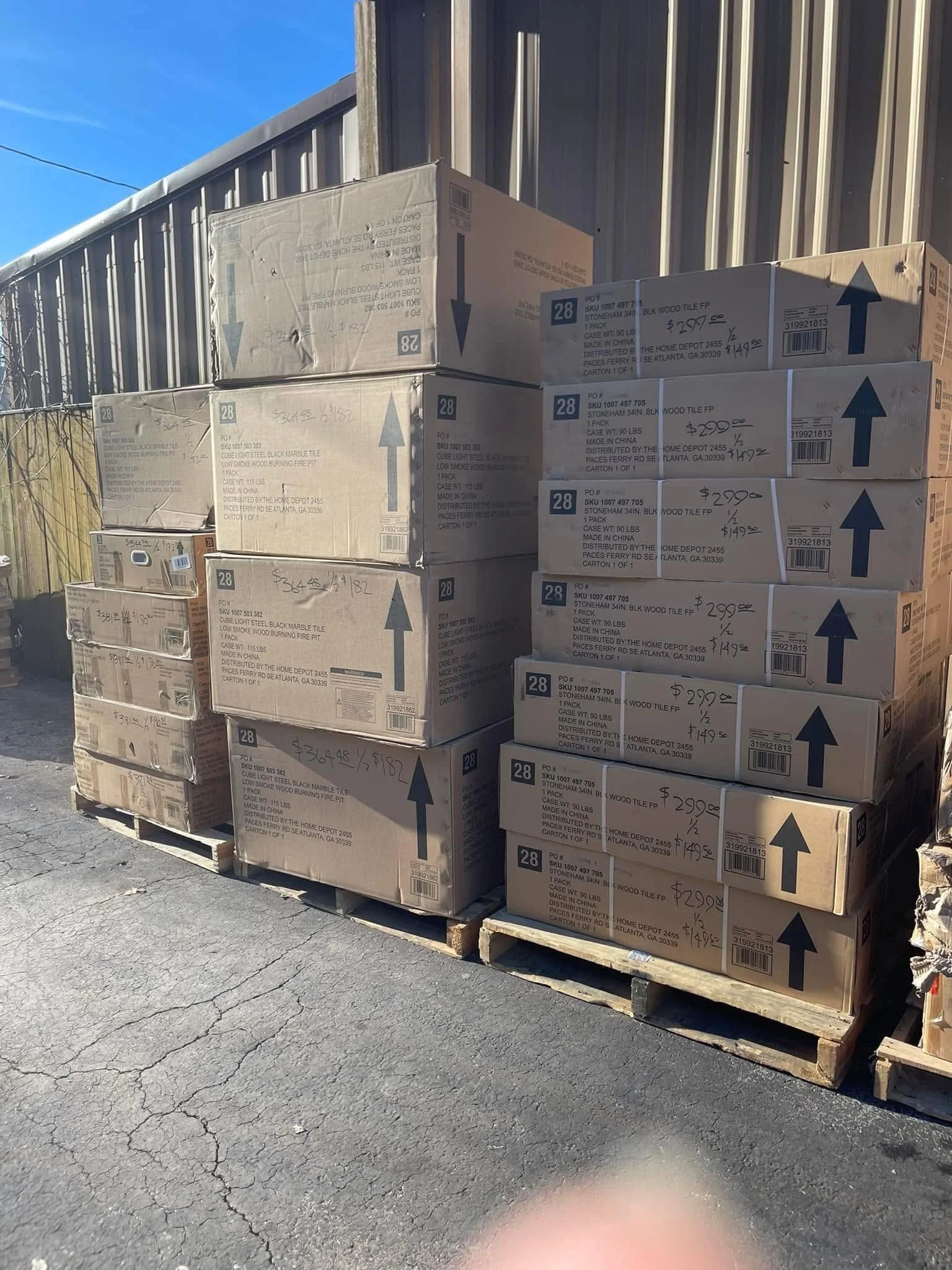Fire Pit Pallets for Sale - Image 4