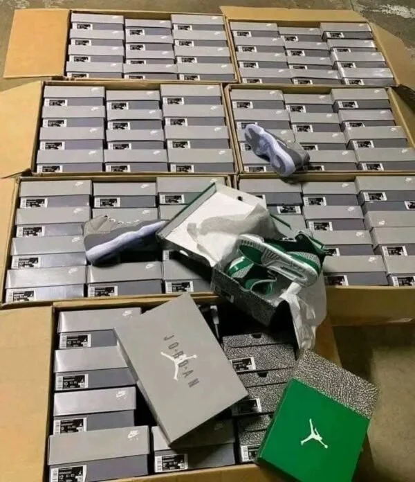 Mixed Jordan shoes liquidation pallet with assorted basketball sneaker styles