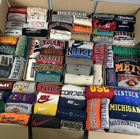 Nike athletic apparel liquidation pallet with assorted sportswear for wholesale resellers