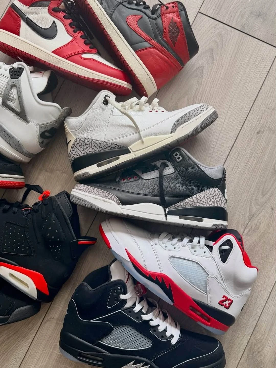 Mixed Jordan shoes liquidation pallet with assorted basketball sneaker styles