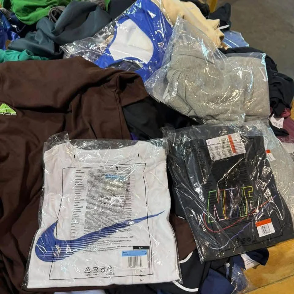 Nike athletic apparel liquidation pallet with assorted sportswear for wholesale resellers