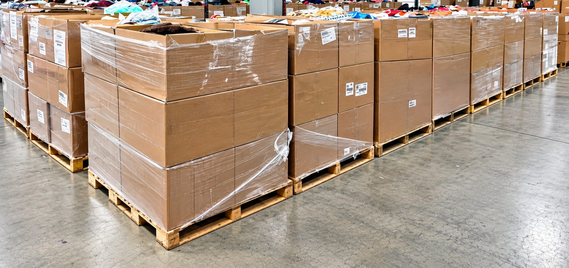 Nike athletic apparel liquidation pallet with assorted sportswear for wholesale resellers