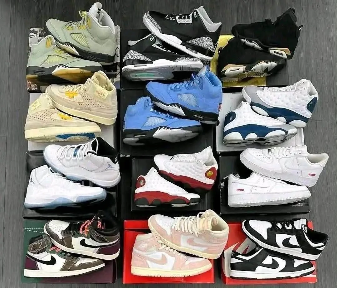 Mixed Jordan shoes liquidation pallet with assorted basketball sneaker styles