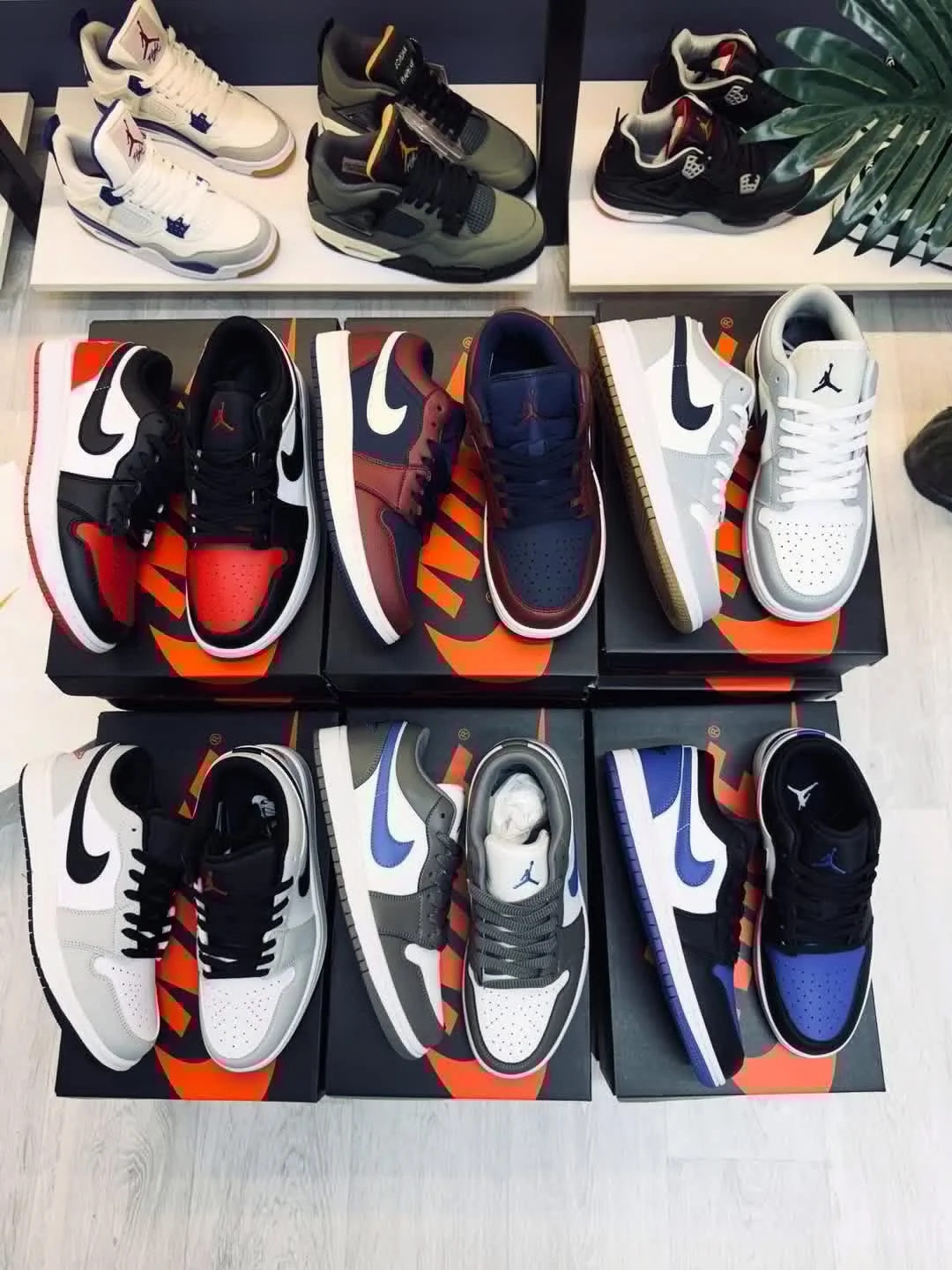 Mixed Jordan shoes liquidation pallet with assorted basketball sneaker styles