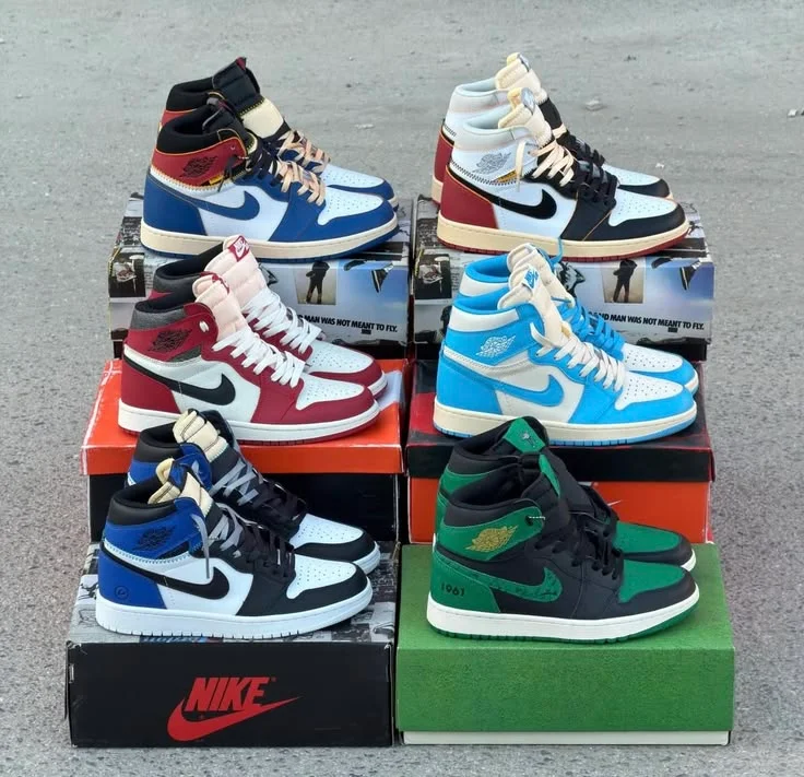 Mixed Jordan shoes liquidation pallet with assorted basketball sneaker styles