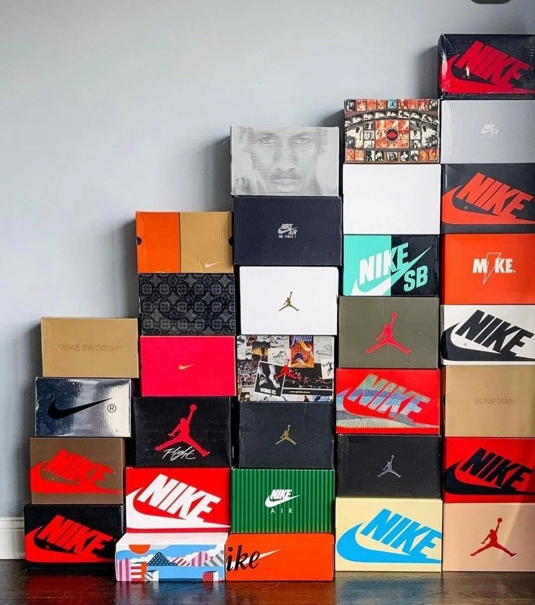 Mixed Jordan shoes liquidation pallet with assorted basketball sneaker styles
