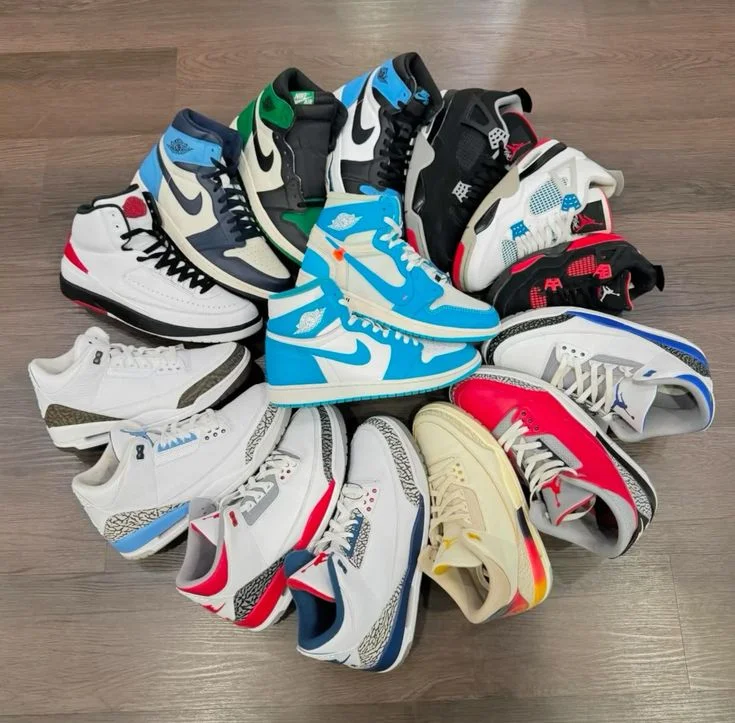 Mixed Jordan shoes liquidation pallet with assorted basketball sneaker styles